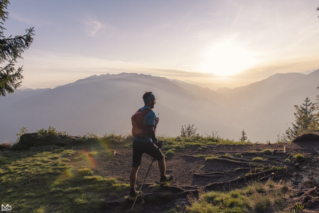 Malga Stain al tramonto